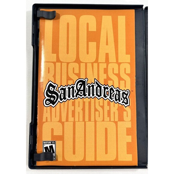 Grand Theft Auto San Andrea Sony PlayStation 2 Black Label With Manual Tested - Picture 4 of 8